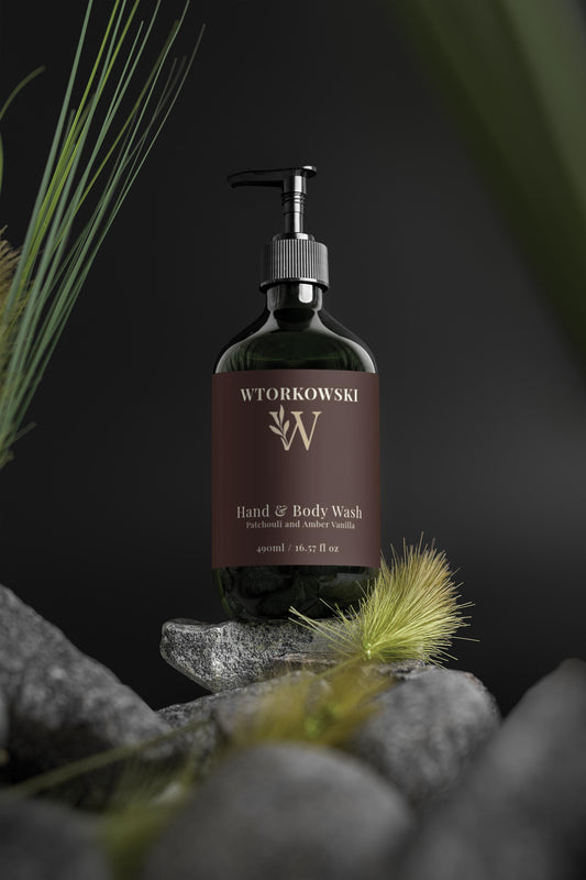 Hand & Body Wash, Patchouli and Amber Vanilla
